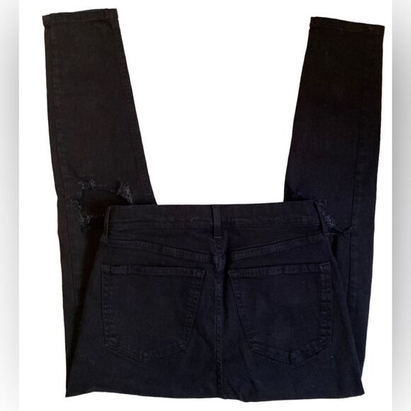 Topshop Black High Rise Jeans Size 30 - Picture 2 of 6